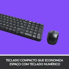 Kit Teclado E Mouse Logitech Sem Fio Mk220 Foto mini 4