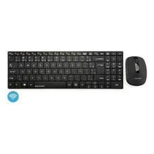 Kit Teclado E Mouse Sem Fio Tc202 Slim Usb Preto Multilaser Foto mini 2