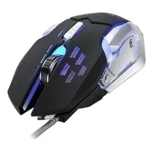 Kit Teclado E Mouse Semi-mecanico Gamer Exbom Bk-g3000 Metal Led Rgb Cor Preto Foto mini 4
