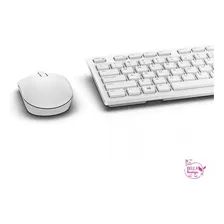 Kit Teclado E Mouse Wireless Branco Foto  mini 1