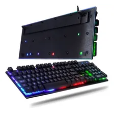 Kit Teclado Gamer Rgb Com Mouse + Fone Headset Gamer Ledazul Foto mini 4