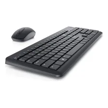 Kit Teclado Mouse Dell Sem Fio Km3322w Wireless Abnt2 Br Pt Mouse Preto Teclado Preto Foto mini  3