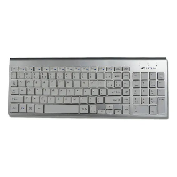 Kit Teclado + Mouse Sem Fio C3tech K-w510swh Foto 1