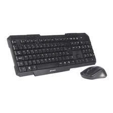 Kit Teclado + Mouse Sem Fio K-w10bk C3tech Mouse Preto Teclado Preto Foto mini 1