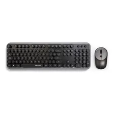 Kit Teclado + Mouse Sem Fio Wireless C3tech K-w200bgy Foto mini  2