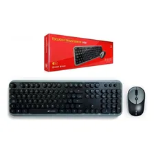 Kit Teclado + Mouse Sem Fio Wireless C3tech K-w200bgy Foto mini  3