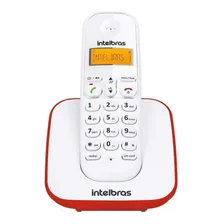 Kit Telefone Sem Fio Ts 3110 + 2 Ramais Vermelho Intelbras Foto mini 4
