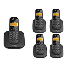 Kit Telefone Sem Fio Ts 3110 + 4 Ramais Ts 3111 Intelbras Foto mini 1