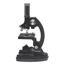 Kit Telesc贸pio Refrator 50mm + Microsc贸pio 300x 600x 1200x Cor Cinza Foto mini 4