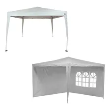 Kit Tenda Gazebo Dobrável 3x3 M Branca + 4 Paredes Mor Cor Branco Foto mini 1
