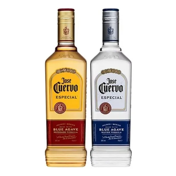 Kit Tequila Jose Cuervo Ouro + Prata 750ml Foto 1