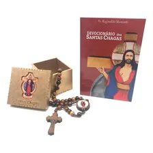 Kit Terço Santas Chagas + Devocionario Reginaldo Manzotti Foto mini 1