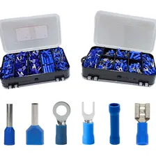 Kit Terminais Elétricos Ilhós Olhal Garfo Fêmea Luva 2,5mm Foto mini 1
