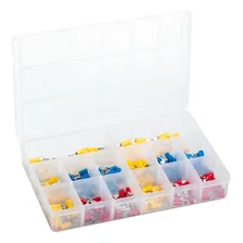 Kit Terminais Elétricos Olhal, Garfo, Macho E Fêmea - 240pçs Foto  mini 1