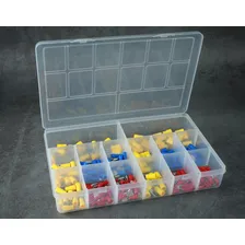 Kit Terminais Elétricos Olhal, Garfo, Macho E Fêmea - 240pçs Foto mini 4
