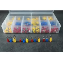Kit Terminais Elétricos Olhal, Garfo, Macho E Fêmea - 240pçs Foto mini  2