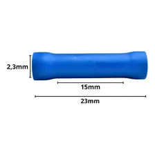 Kit Terminais Luva De Emenda Isolados 1,5 A 2,5mm² 20 Peças Cor Azul Foto mini 4
