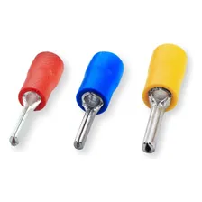 Kit Terminais Pré Isolados Tipo Pino / Agulha (150pçs) Foto  mini 1