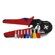 Kit Terminais Pré-isolados Tubulares 1200 Peças Com Alicate Foto mini 3