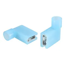 Kit Terminal Bandeira Total Isolado Azul 1,5 A 2,5mm - 50pçs Foto mini  2