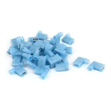 Kit Terminal Bandeira Total Isolado Azul 1,5 A 2,5mm - 50pçs Foto mini  3