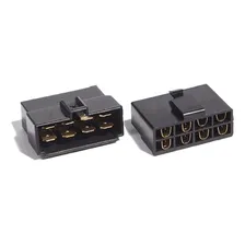 Kit Terminal Conector 8 Vias Preto Technoise Foto  mini 1