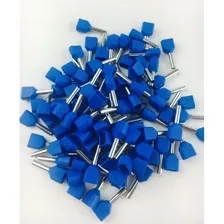 Kit Terminal Tubular Ilh贸s Duplo 2,5mm (100p莽s) Cor Azul Foto mini 2