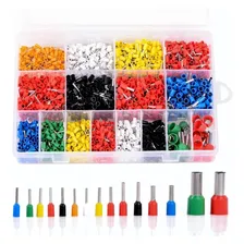 Kit Terminal Tubular Tipo Ilhós Com 2120 Peças Foto  mini 1