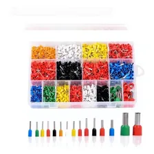 Kit Terminal Tubular Tipo Ilhós Com 2120 Peças Foto mini  3