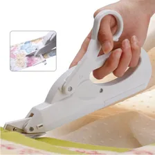 Kit Tesoura Elétrica + Tesoura Mira Laser Corta Tecido Papel Foto mini 3
