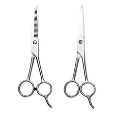 Kit Tesoura Fio Navalha 7.0'' + Tesoura Dentada 6.5 '' Pol Foto mini 1