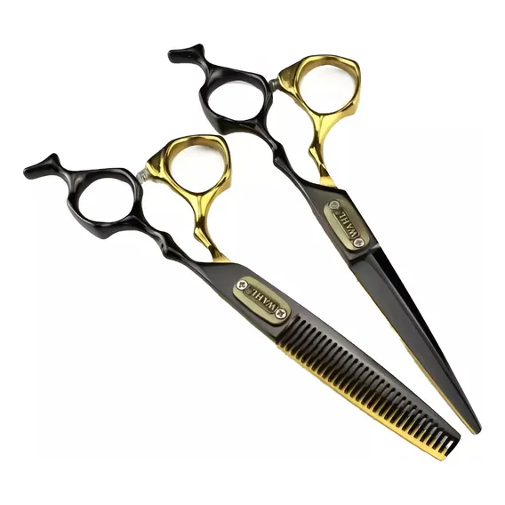 Kit Tesoura Profissional Cabeleireiro - 6 Foto 1