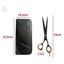 Kit Tesouras Umi Desbaste + Fio Laser E Navalha Foto mini 3