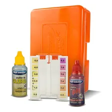 Kit Teste Análise De Ph E Cloro Da Água Foto  mini 1