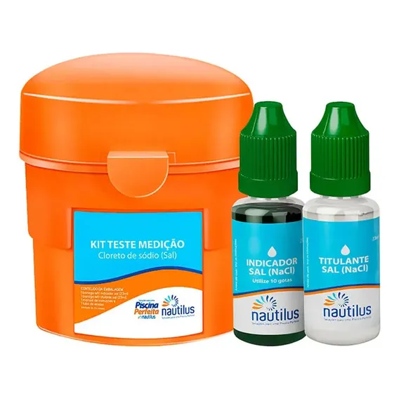 Kit Teste Cloreto De S贸dio (sal) - Nautilus Foto 1