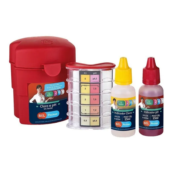 Kit Teste Cloro /ph Para Piscina Foto 1