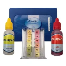 Kit Teste Medidor Ph Cloro Água Aquality Estojo Teste Piscinas Excelente Qualidade Foto mini 3