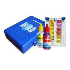 Kit Teste Medidor Reagente Ph E Cloro Análise Água Piscina Foto mini 1
