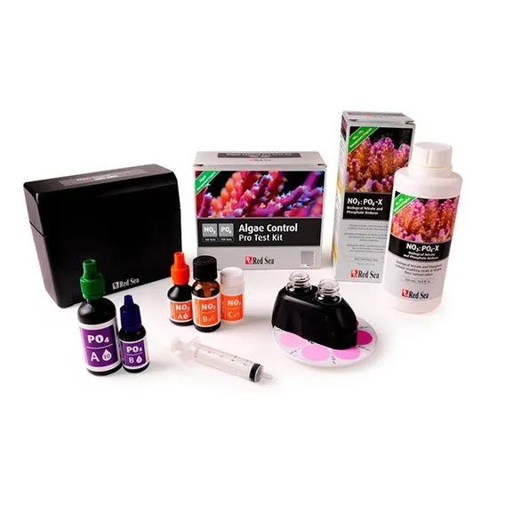 Kit Teste Nitrato E Fosfato Red Sea Algae Control (no3/po4) Foto 1