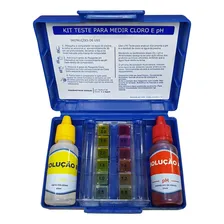 Kit Teste Ph E Cloro Para Medir Qualidade Da Agua E Piscinas Foto mini 2
