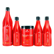 Kit Therapy Hair Adlux Profissional 5 Passos Reparação Foto  mini 1