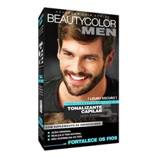 Kit Tinta Beautycolor Beautycolor men Tonalizante capilar tom loiro escuro para cabelo Foto mini 1