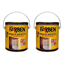 Kit Tinta Esmalte Sintético 3,6lt Farben 330.100 Branco 2 Un Foto mini 1