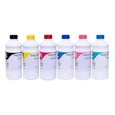 Kit Tinta Qualy-ink Pigmentada CompatÃvel Com L800 L805 L810 Tinta Cmyk Lc Lm Foto mini 1