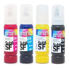 Kit Tinta Sublimatica Compativel Profit P/uso Epson 04 Cores Tinta Preto-ciano-amarelo-magenta Foto mini 1