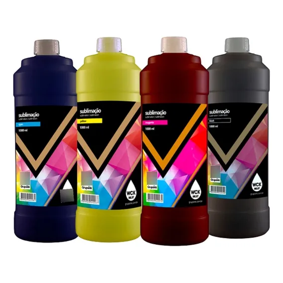 Kit Tinta Sublimatica Wck 400ml Cmyk Foto 1