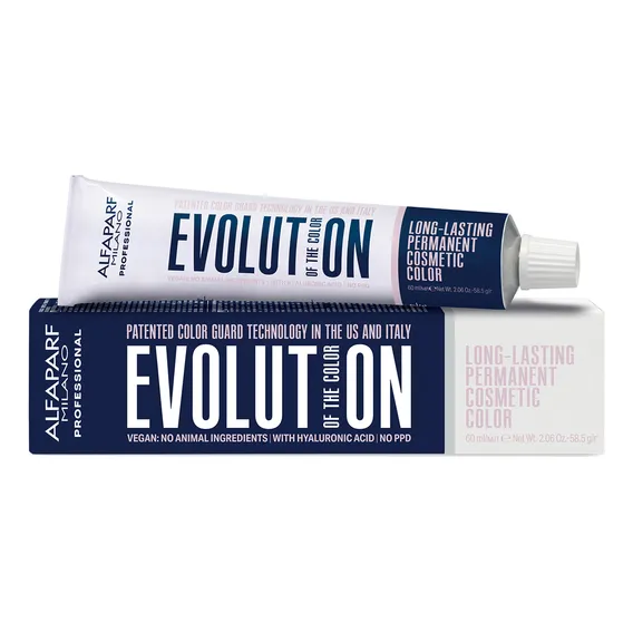 Kit Tintura Alfaparf Evolution Long-Lasting Permanent Cosmetic Color tom 9.3 louro clarissimo dourado para cabelo x 60ml Foto 1