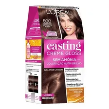 Kit Tintura Casting creme gloss  Casting creme gloss tom 500 castanho claro 15Vol. para cabelo Foto mini  2