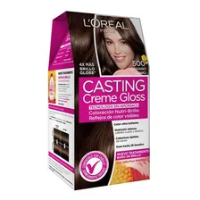 Kit Tintura Casting creme gloss  Casting creme gloss tom 500 castanho claro 15Vol. para cabelo Foto  mini 1
