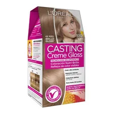 Kit Tintura Casting creme gloss  Casting creme gloss tom 810 loiro pearl 15Vol. para cabelo Foto  mini 1